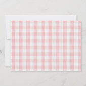 Invitation Photo de la fête du 2e anniversaire de la Fraise d (Dos)