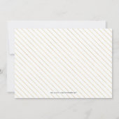 Invitation photo de la fête du 40e anniversaire de (Dos)