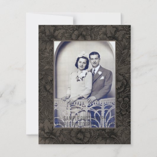 Invitation photo de la fête du 50e anniversaire de (Devant)