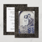 Invitation photo de la fête du 50e anniversaire de (Devant / Derrière)