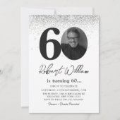 Invitation photo de la fête du 60e anniversaire mo (Devant)