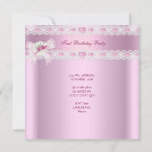 Invitation Photo de la fête du premier anniversaire de la pet (Dos)