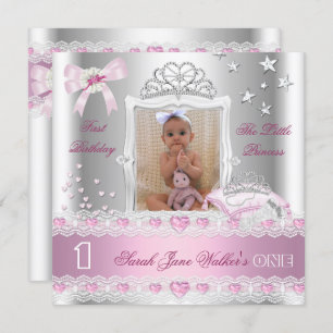 Invitation Photo de la fête du premier anniversaire de la pet