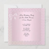 Invitation Photo de la fête du premier anniversaire de la pet (Dos)