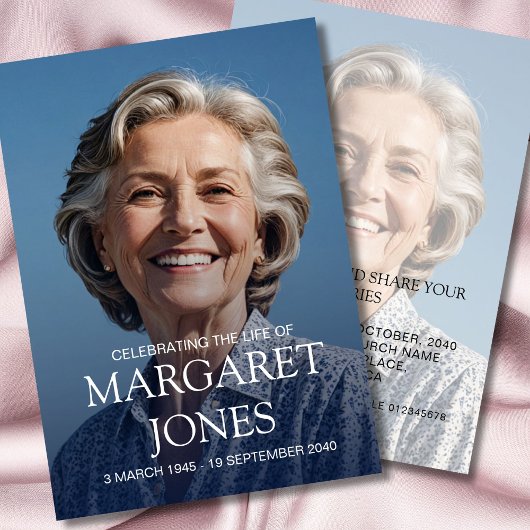 Invitation Photo de la fête moderne de la vie