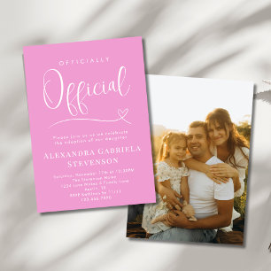 Invitation Photo de la fête officielle de la journée d'adopti