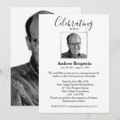 Invitation Photo de la frontière de l'argent de la fête commé (Devant / Derrière)