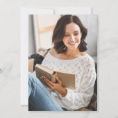 Invitation Photo de la Graduation du Livre (Dos)