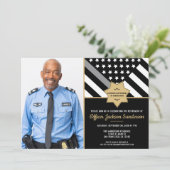 Invitation Photo de la ligne Argent de retraite de l'agent co (Debout devant)