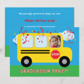 Invitation photo de la maternelle ou de la materne (Devant / Derrière)