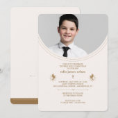 Invitation Photo de la première communion (Devant / Derrière)