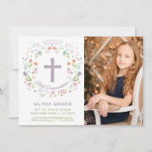 Invitation photo de la première sainte communion,  (Devant)