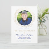 Invitation photo de la première sainte communion a (Debout devant)