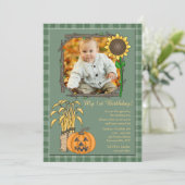 Invitation photo de la saison d'automne (Debout devant)