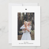 Invitation Photo de la soirée de réception Happily Ever After (Dos)