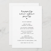 Invitation Photo de la soirée de réception Happily Ever After (Devant / Derrière)