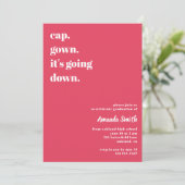 Invitation Photo de la soirée de remise des diplômes Pink Zeb (Debout devant)