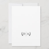 Invitation Photo de l'affiche du film de l'anniversaire du ma (Dos)