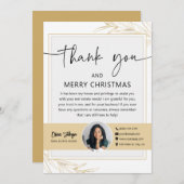 Invitation Photo de l'agent immobilier de vacances (Devant / Derrière)