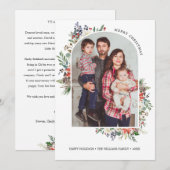 Invitation Photo de l'année de révision du cadre d'arc de bai (Devant / Derrière)