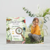 Invitation photo de l'anniversaire de bogue modifi (Debout devant)