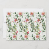 Invitation Photo de l'Anniversaire de enfant Rhombus de Bunny (Dos)