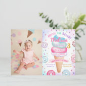 Invitation Photo de l'anniversaire de la Scoop (Debout devant)