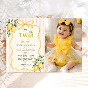 Invitation Photo de l'anniversaire de notre petit ami jaune m