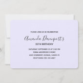 Invitation Photo de l'anniversaire des Macarons colorés (Dos)