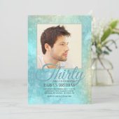 Invitation photo de l'aquarelle Abstraite (Debout devant)