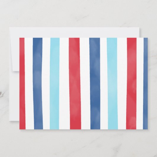 Invitation photo de l'avion (Dos)