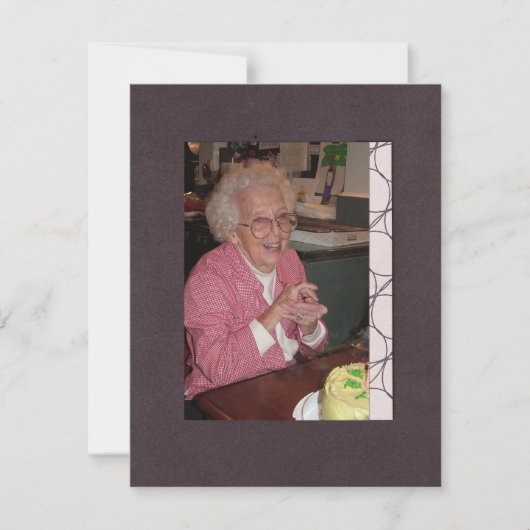 Invitation Photo de l'avis de décès dans le souvenir de Memor (Devant)