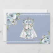 Invitation Photo de l'éléphant tribal Boy Wild One Birthday (Dos)