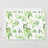 Invitation Photo de lettres blanches Enregistrer la date de l (Dos)