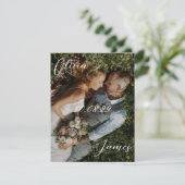 Invitation Photo de mariage (Debout devant)