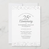 Invitation Photo de mariage 25e anniversaire de mariage confe (Devant)