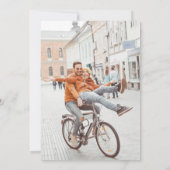 Invitation Photo de mariage de lama drôle reporté Date Change (Dos)