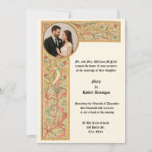Invitation Photo de mariage de style médiéval (Devant)