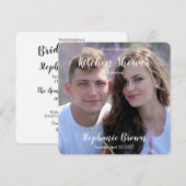 Invitation Photo de mariage Kitchen Shower (Devant / Derrière)