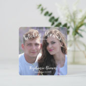 Invitation Photo de mariage Kitchen Shower (Debout devant)