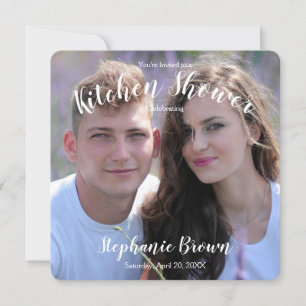 Invitation Photo de mariage Kitchen Shower