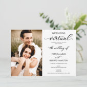 Invitation photo de Mariage social virtuel (Debout devant)