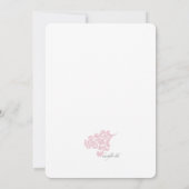 Invitation photo de Mariah Sweet sixteen (Dos)