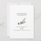 Invitation Photo de mariée avant qu'elle marche Fête des mari (Dos)