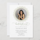 Invitation Photo de mariée Bébé's Breath Bridal Shower Invita (Devant)