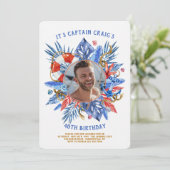 Invitation Photo de Marine (Debout devant)