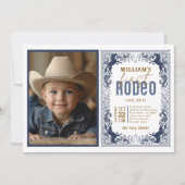 Invitation photo de Marine Blue First Rodeo - West (Devant)