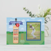 Invitation Photo de match vainqueur de la fête d'anniversaire (Debout devant)