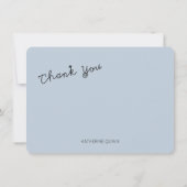 Invitation Photo de Merci (Dos)