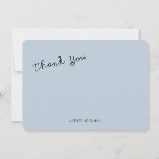 Invitation Photo de Merci (Dos)